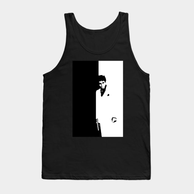 Scarface pixel / 8-bit Tank Top by drkvizcarra